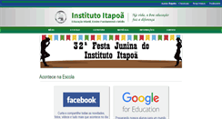 Desktop Screenshot of institutoitapoa.com.br